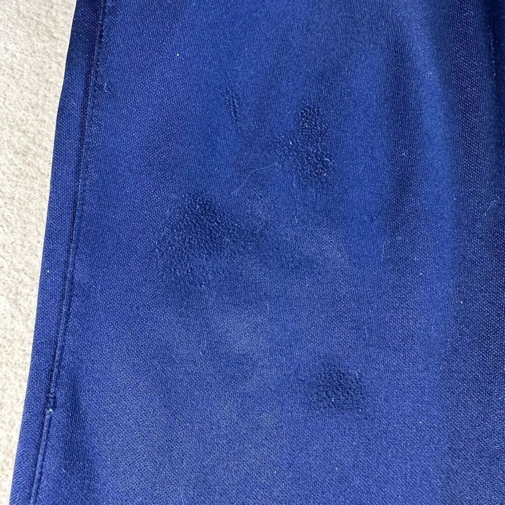 Nike Dri-Fit Boys M Blue Big Swoosh Fleece Lined Joggers Sweat Pants Zip Pocket